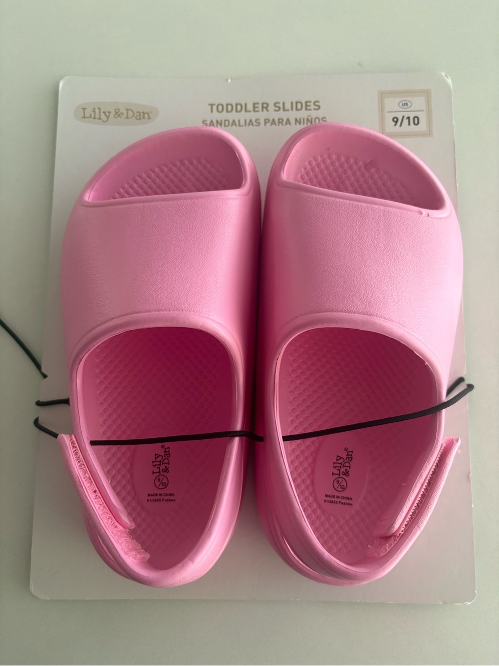 Lily & Dan Toddler Slides - Pink 9/10 new